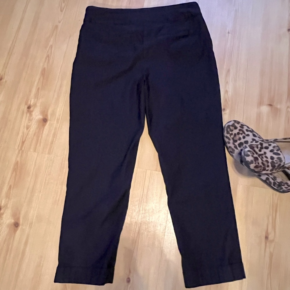 Navy Tribal Fia cropped cuffed trouser